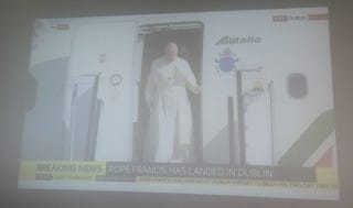 Pope's Arrival Pope's Arrival