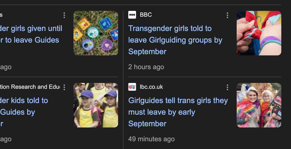 Girlguiding and the question of who belongs