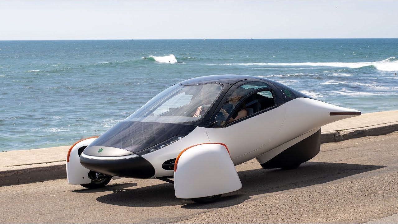 Here Comes the Sol: Introducing Aptera's Second Solar Electric Vehicle -  YouTube