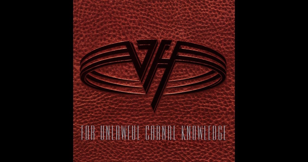ミュージシャン Van Halen For Unlawful Carnal Knowledge Eddie Van Halen: The 1991 “For Unlawful Carnal Knowledge