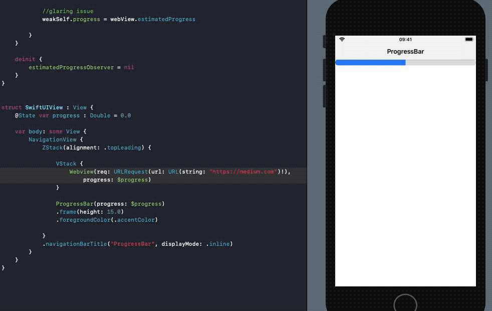 swiftui progressbar