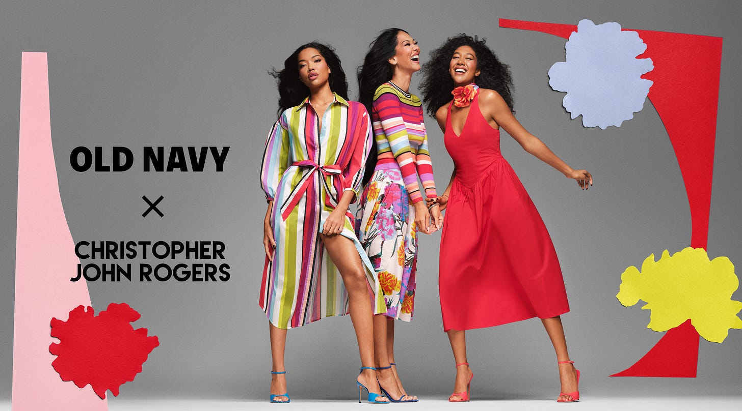 Old Navy x Christopher John Rogers' Joyful Collaboration Celebrates  American Style