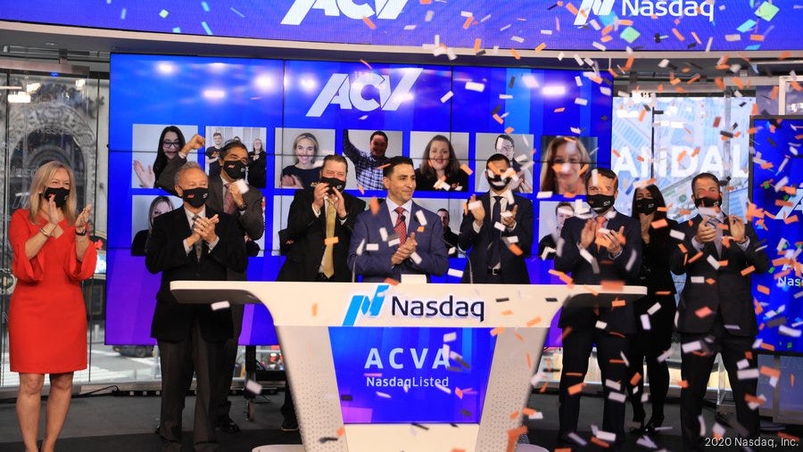 ACV Auctions went public in 2021. Here's how much 43North Foundation made. - Buffalo Business First ACV Auctions went public in 2021. Here's how much 43North Foundation made. - Buffalo Business First