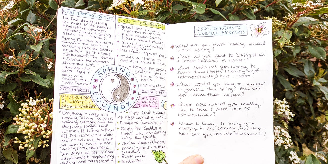 Nature Notebook: Spring Equinox