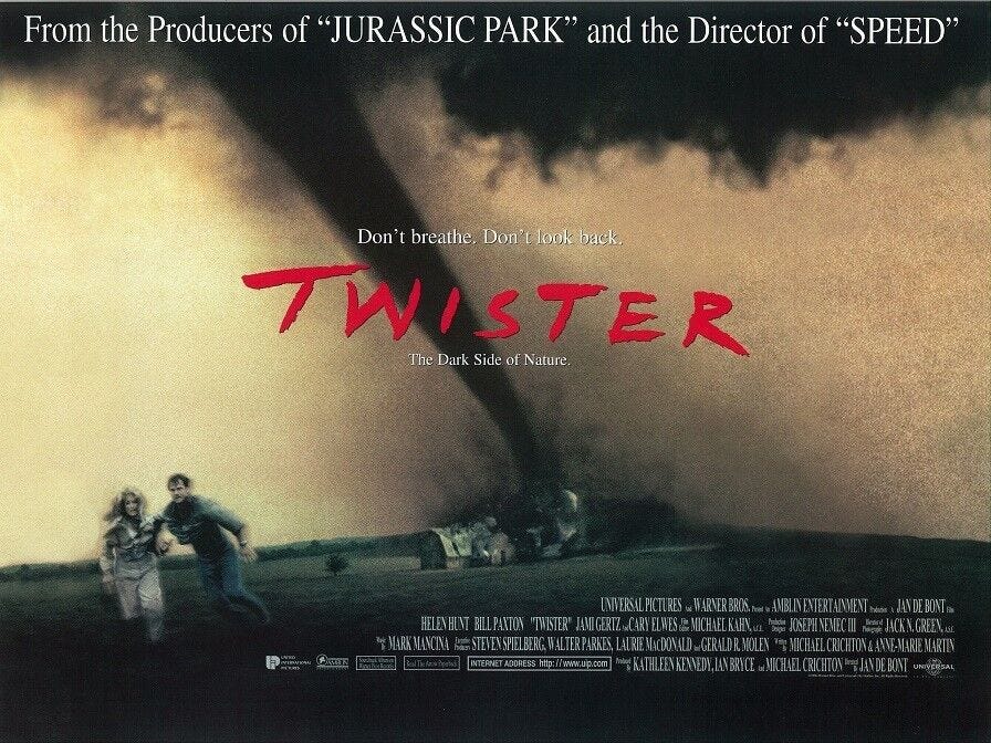 Twister movie poster print - Bill Paxton, Helen Hunt - 12 x 16 inches Twister movie poster print - Bill Paxton, Helen Hunt - 12 x 16 inches