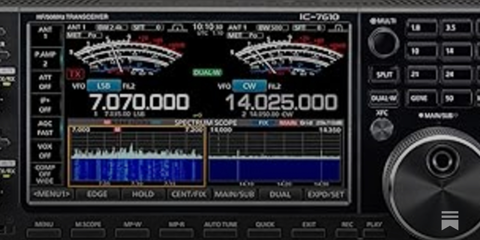In-Depth Review — Icom IC-7610 HF/50MHz 100W Transceiver