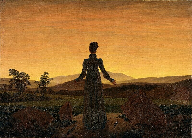 File:Caspar David Friedrich - Frau vor untergehender Sonne.jpg