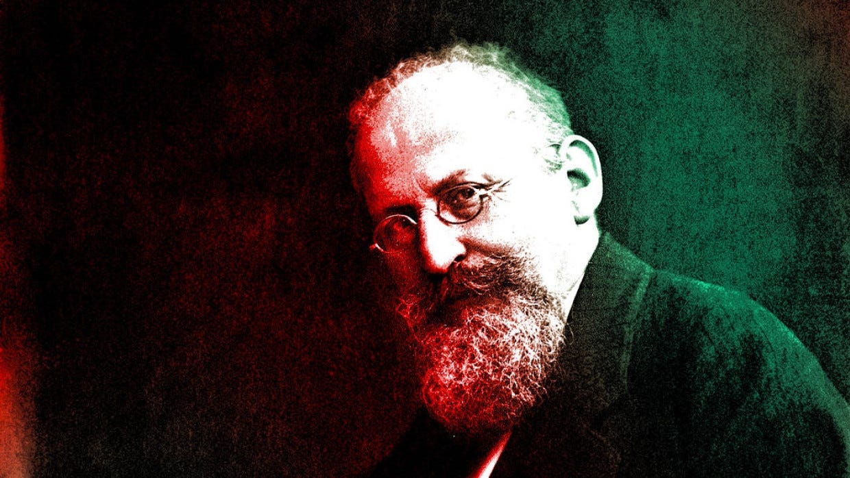 Eduard Bernstein wegen Ansichten zum Kapitalismus bekämpft