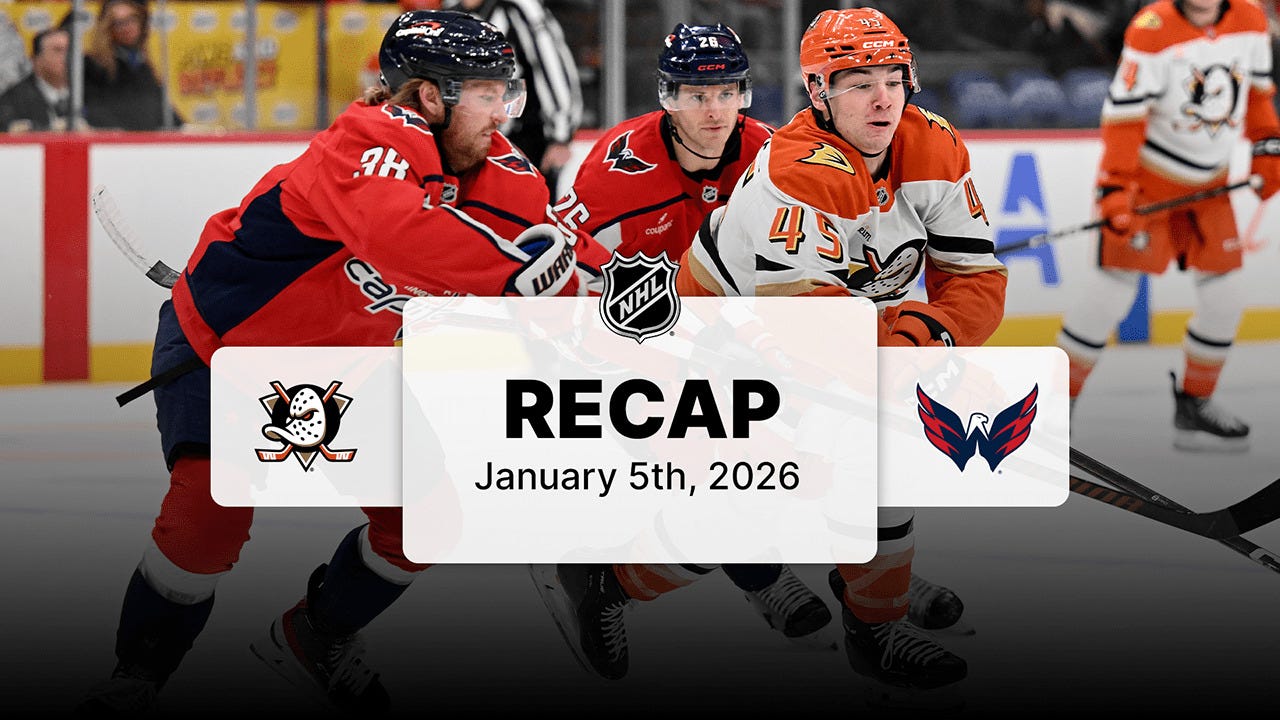 Sourdif scores 1st NHL hat trick, gets 5 points to help Capitals top Ducks | NHL.com
