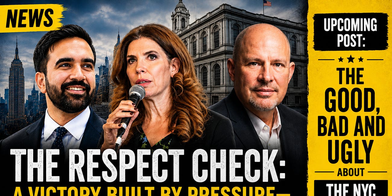 The Respect Check Passes: A Temporary Victory Built By Pressure - And the Unfinished Fight.