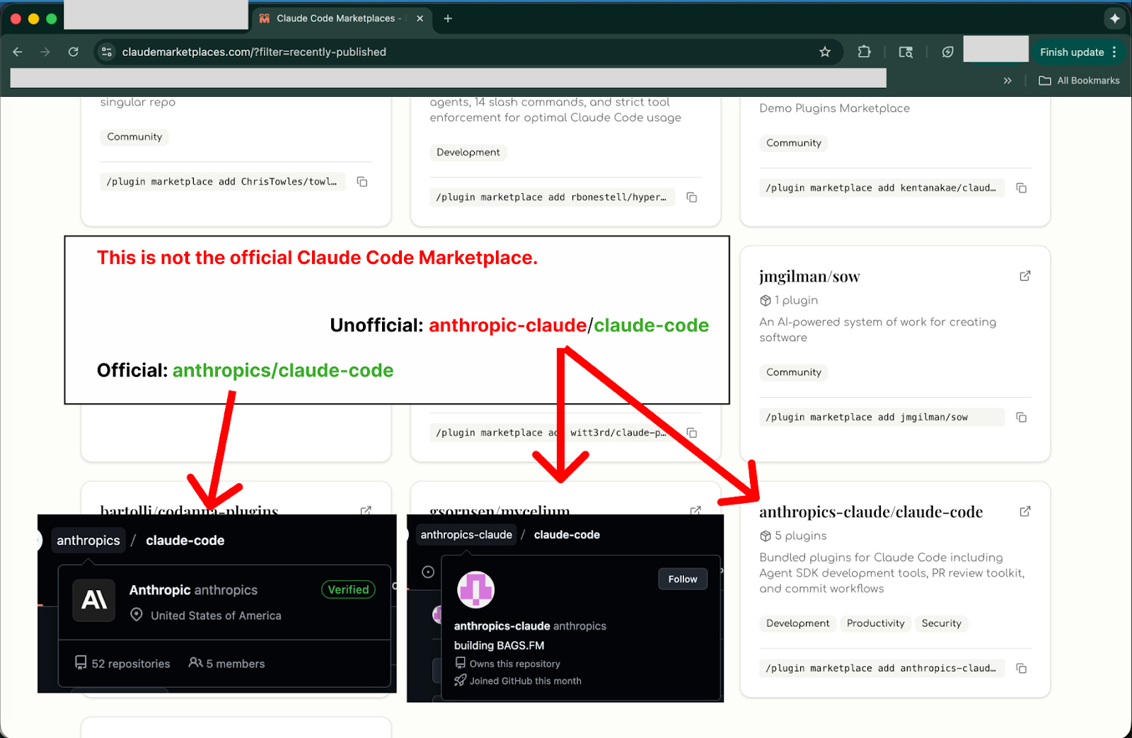 Hijacking Claude Code via Injected Marketplace Plugins