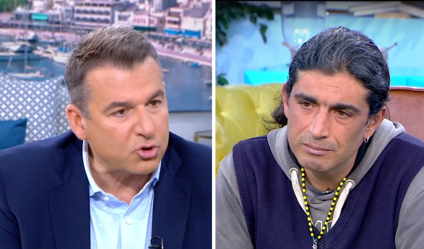 Γιώργος Λιάγκας σε Μανώλη "παλαιοχριστιανό": "Σε έχω γνωρίσει πέντε λεπτά  και δε μου φαίνεσαι λαμόγιο"