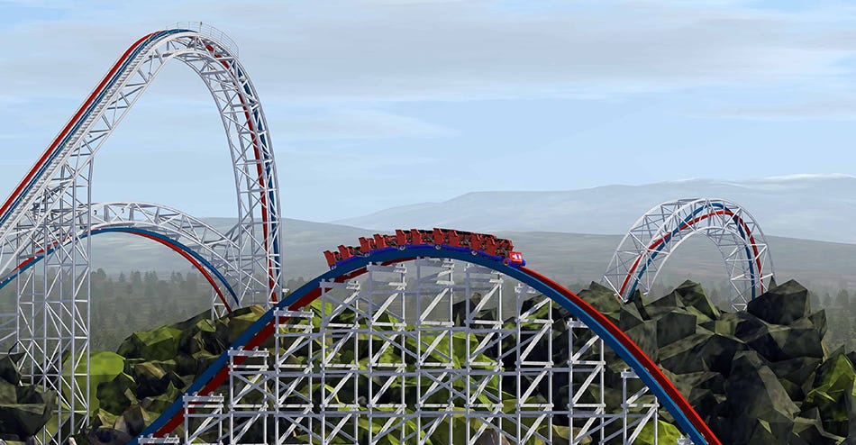 ArieForce One coaster at Fun Spot America Atlanta