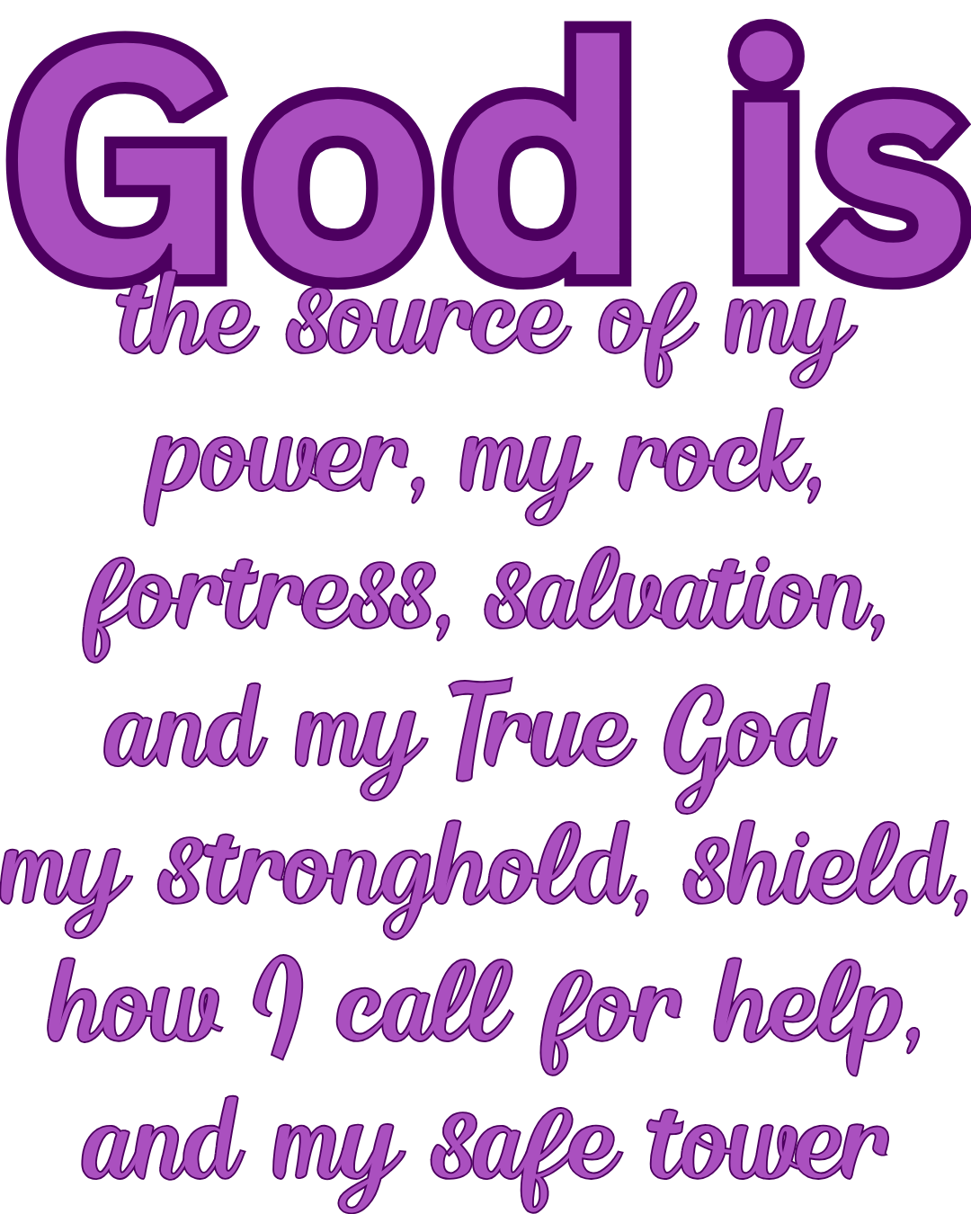 God is: Psalm 18