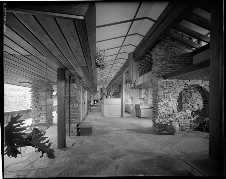 Images of the Walton Residence, designed by E. Fay Jones