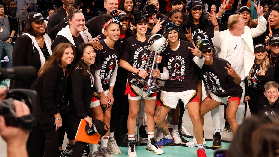 Las Vegas Aces become first repeat WNBA champs in 21 years, beating New  York Liberty 70-69 in Game 4 | FOX 2 Detroit