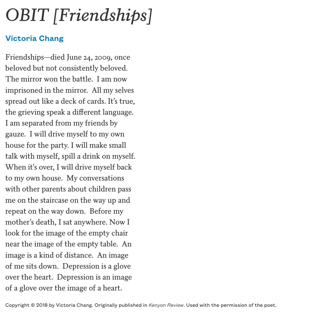 a screenshot of a photo by victoria chang