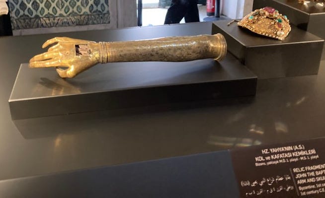 Fragment purported to be part of John the Baptist's arm.