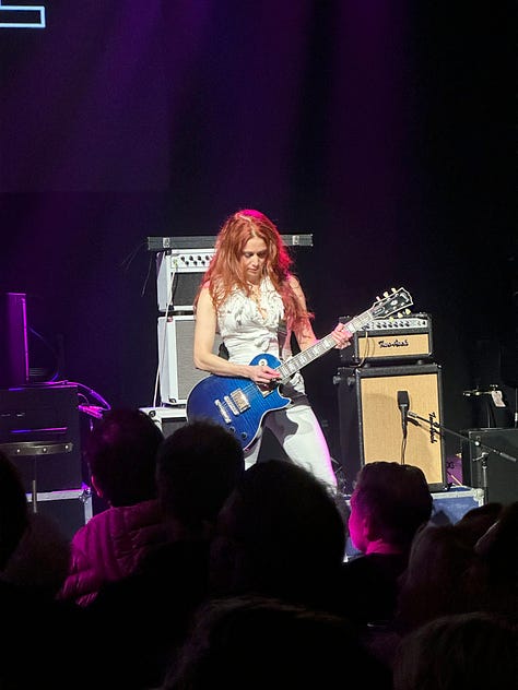images captured from a Zepparella live show on January 18, 2025