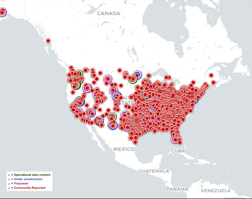 Data Centers Across the US