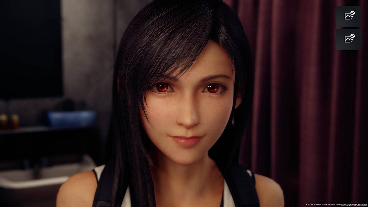 Tifa Lockheart from Final Fantasy 7 remake intergrade