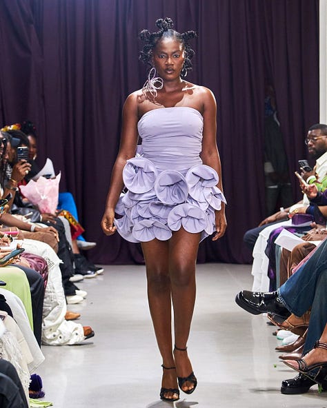 Some off-site private shows starring (L-R) Ejiro Amos Tafiri, Sisiano, Wanni Fuga, Tiffany Amber, Lisa Folawiyo, Kadiju, Abiola Olusola × Shekudo, Orange Culture, and Éki Kéré. 