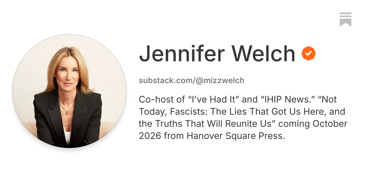 Jennifer Welch | Substack