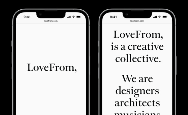 Lovefrom.com. Source: Wallpaper, 11 October 2021
