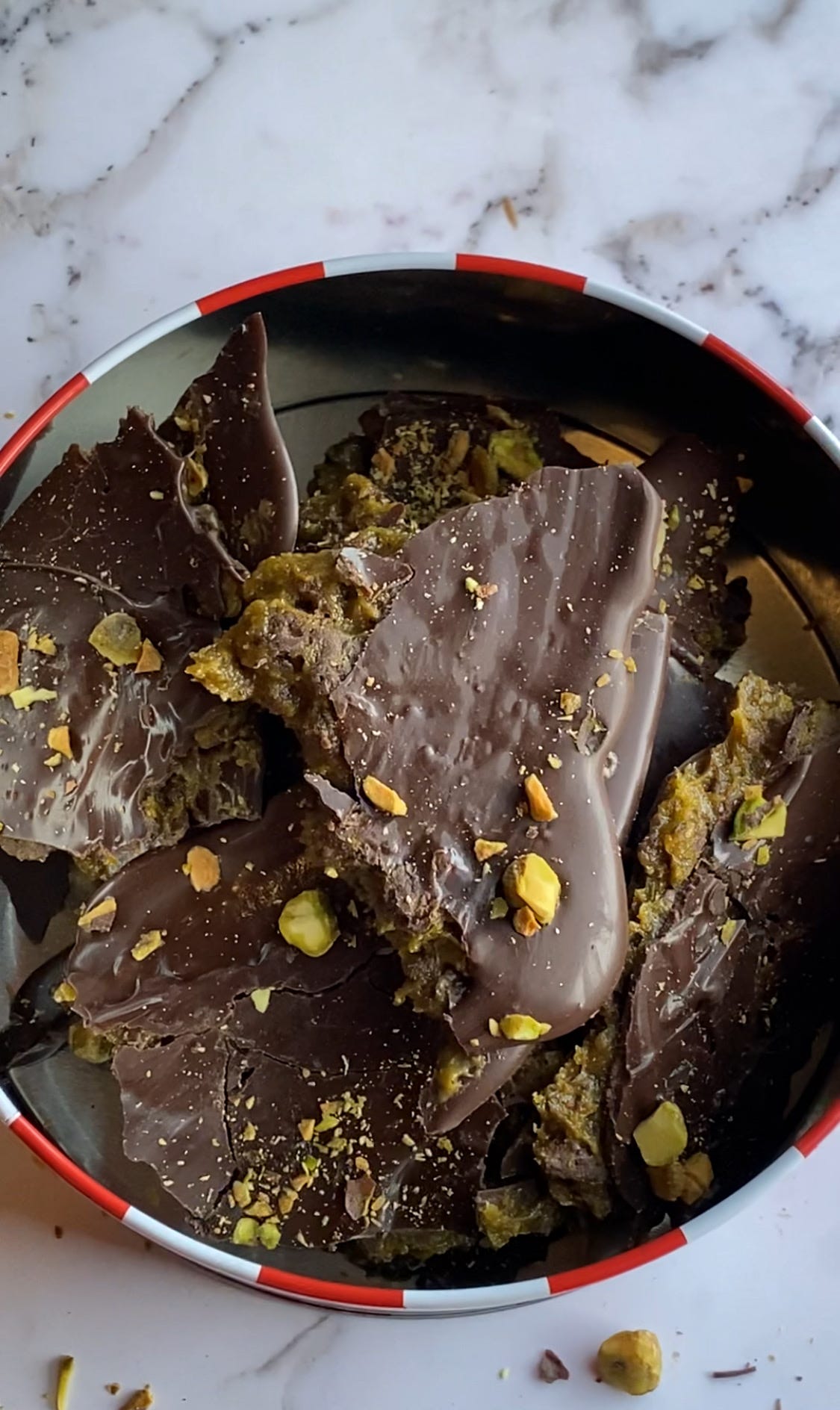 Day 8: Dubai Chocolate Bark (Just 5 Ingredients!), image size:1125x1888