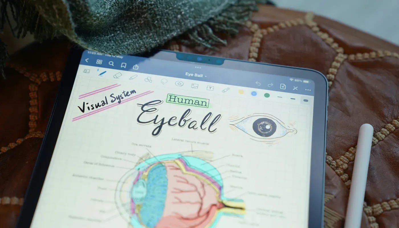 Documento PDF abierto en un E-Reader. Documento PDF abierto en un E-Reader.