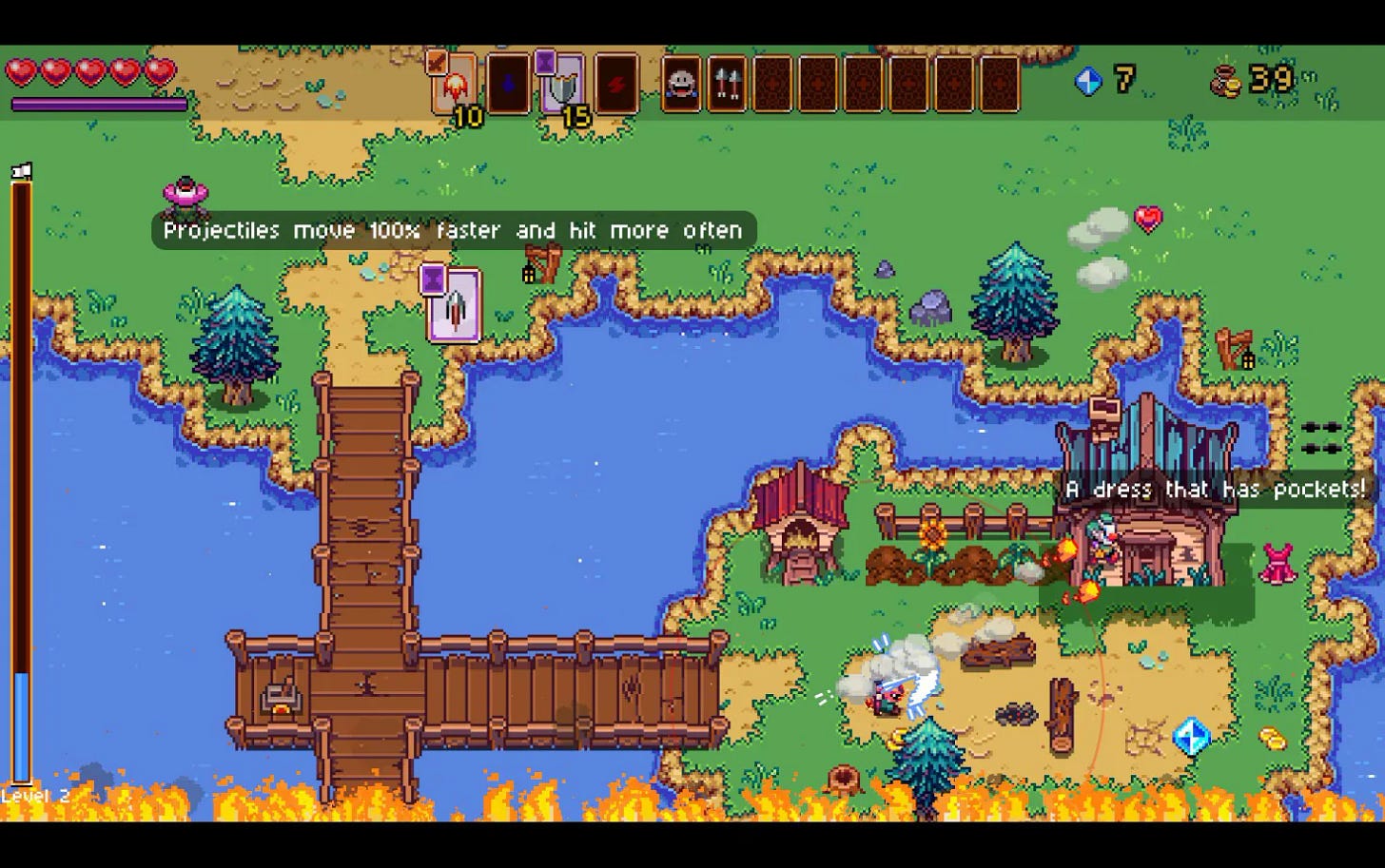 A Death by Scrolling screen showing a pink dress