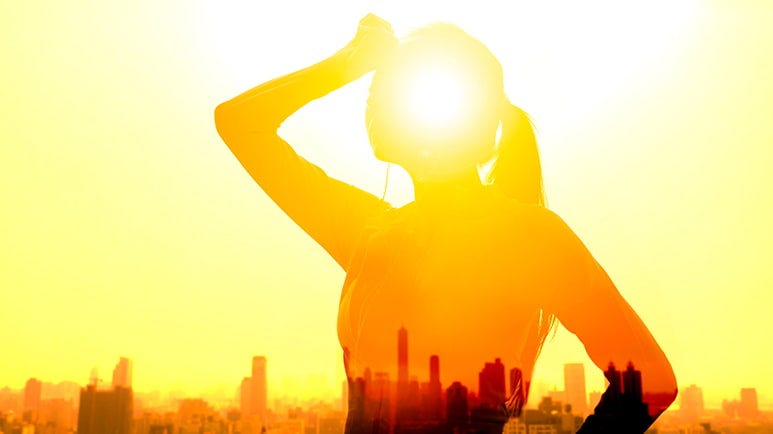 how to cool your body down