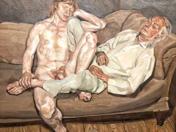 Asómate a los desnudos íntimos (e incómodos) de Lucian Freud