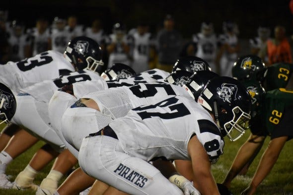 Bay Port offensive line Bay Port offensive line