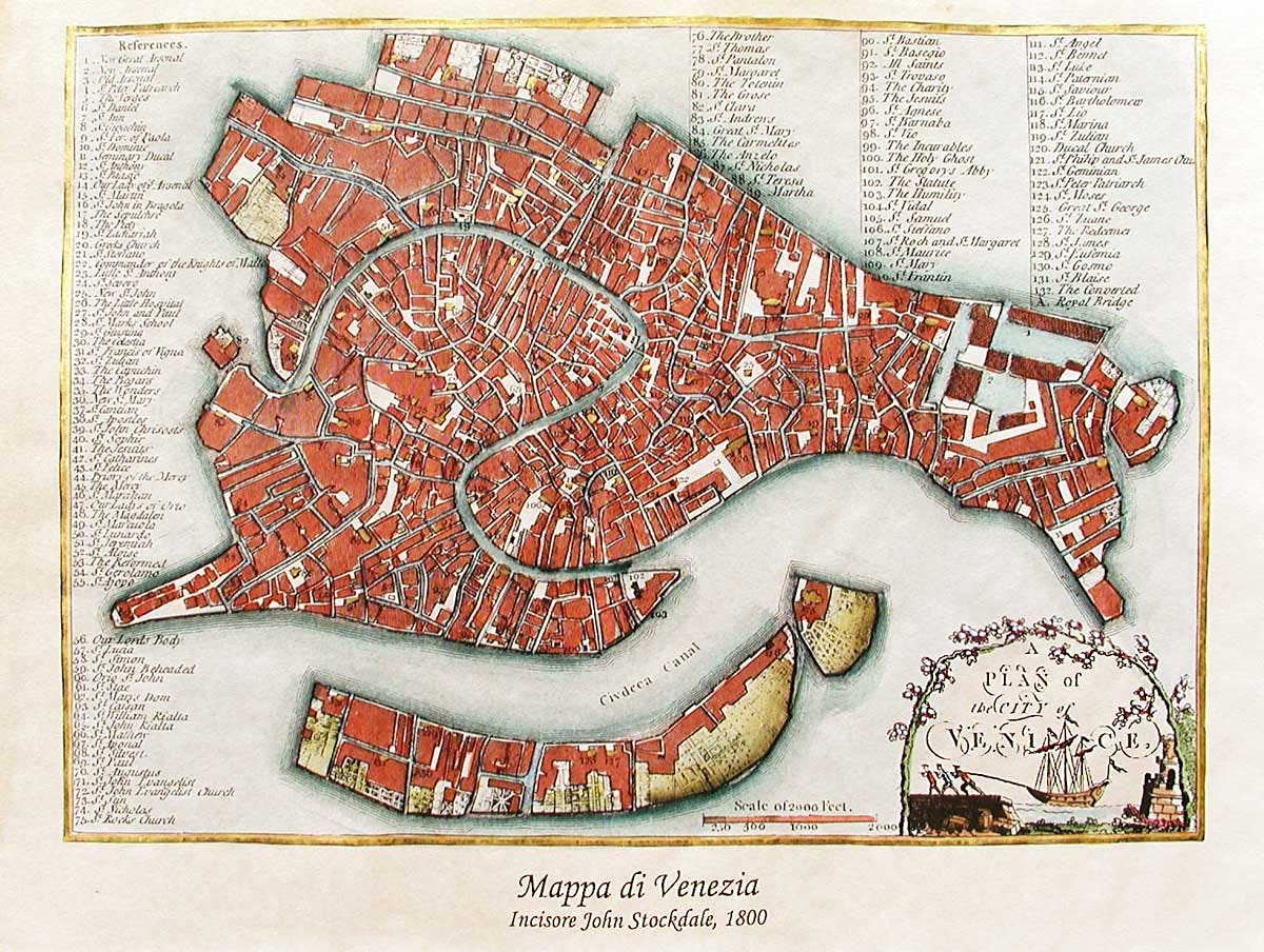 Historical map of Venice | Map Collection