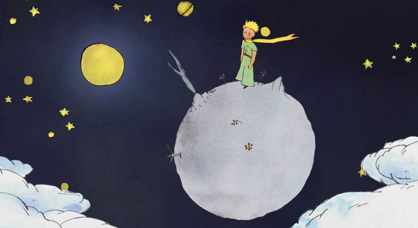 《小王子》（Le Petit Prince）与月球
