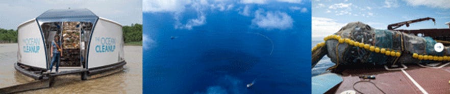 The Ocean Cleanup's work image