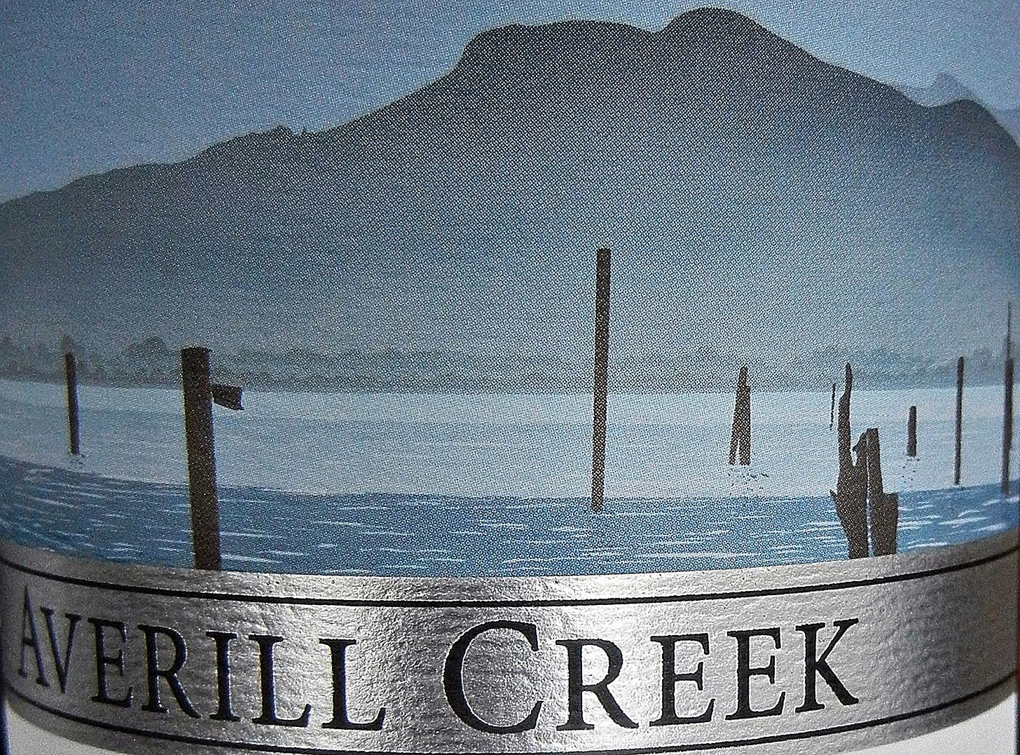 BC Pinot Noir Averill Creek label detail