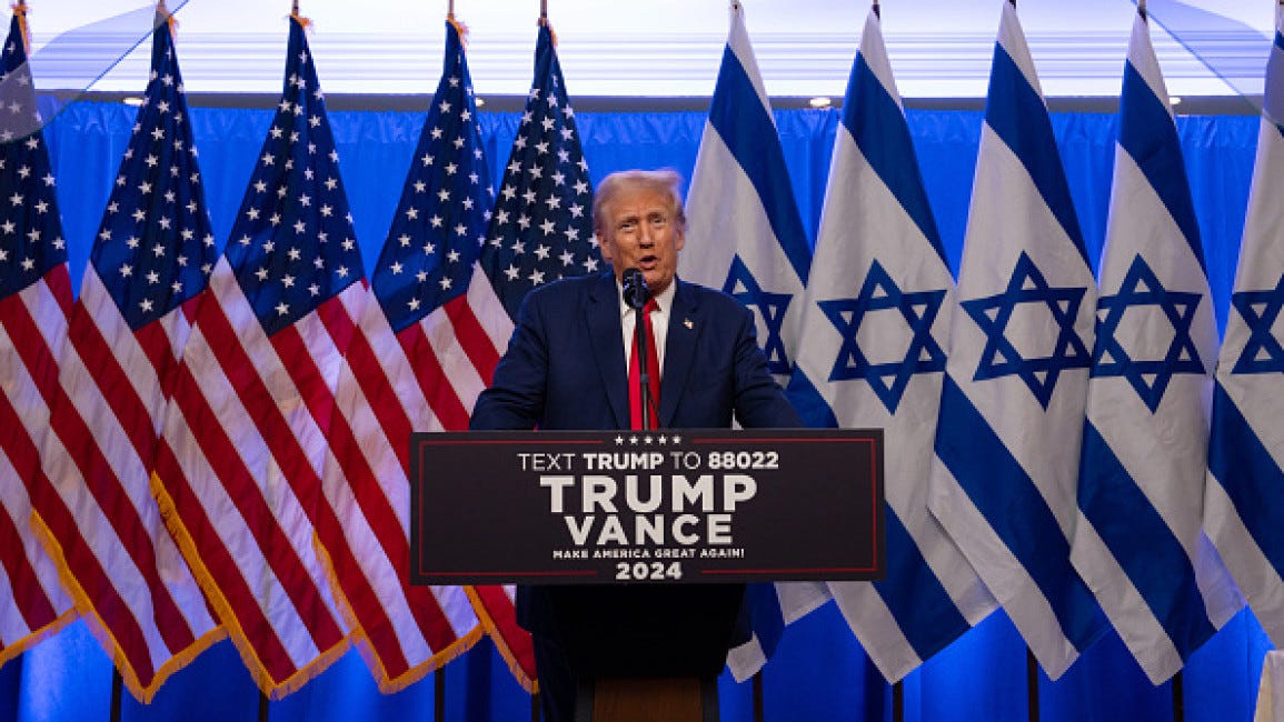 Trump says Harris wants to destroy Israel at 'antisemitism' talk Trump says Harris wants to destroy Israel at 'antisemitism' talk