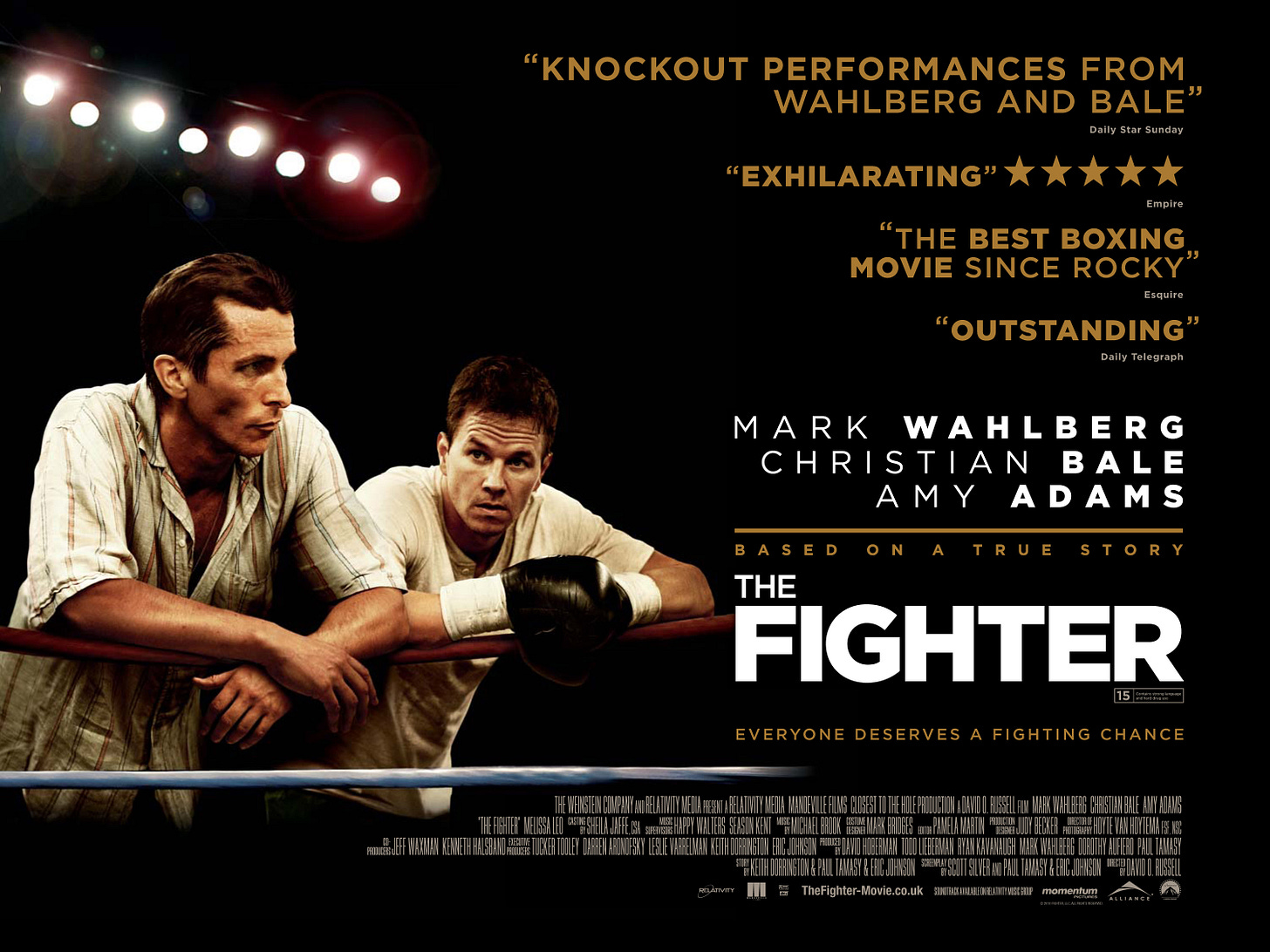 UK Movie Poster for The Fighter "The Fighter" UK Poster