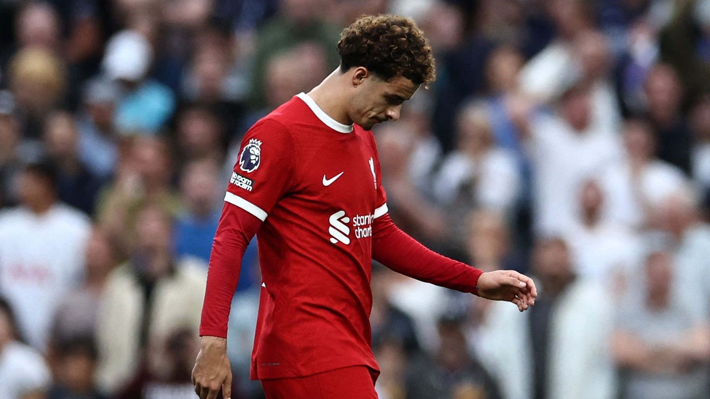 His foot just slips - ruined the game!' - Gary Neville fumes after  Liverpool's Curtis Jones is shown straight red card during Tottenham clash  | Goal.com UK