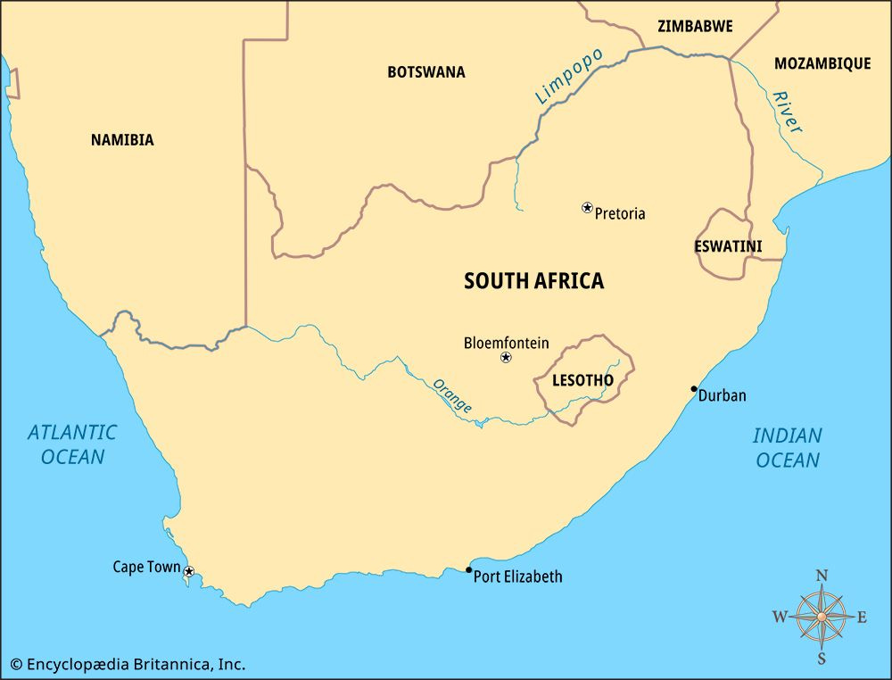 Limpopo River: map - Kids | Britannica Kids | Homework Help