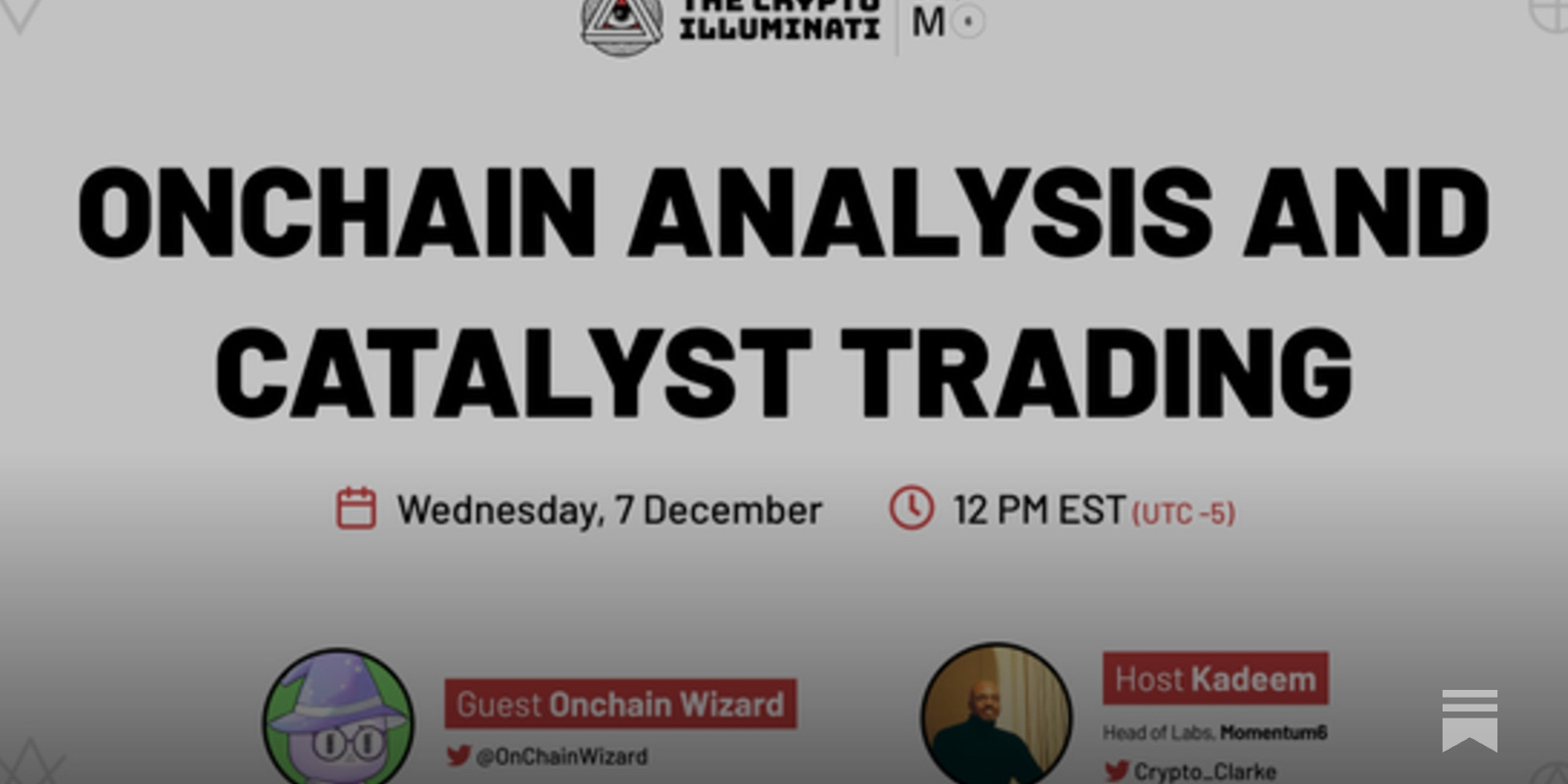 On-Chain Analysis & Catalyst Trading - by Kadeem Clarke