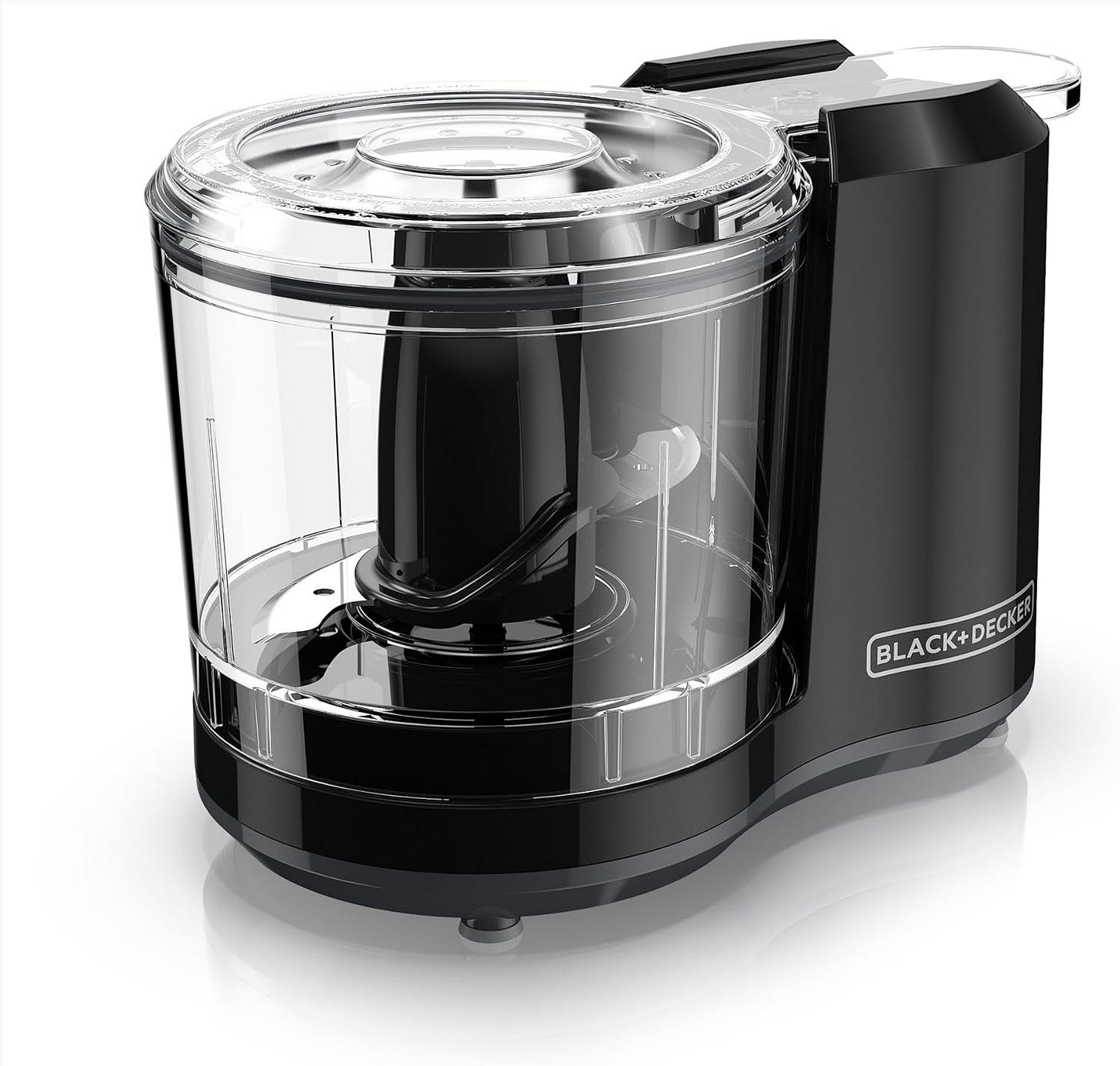 BLACK+DECKER 1.5-Cup Electric Food Chopper, in black on white background
