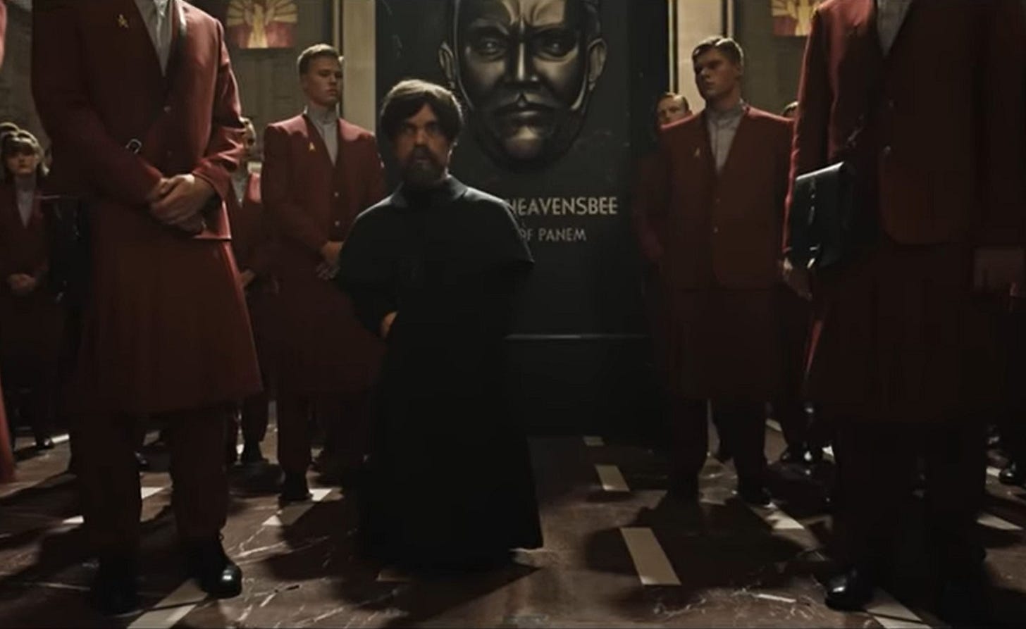 Peter Dinklage stars as the maniacal head of the Academy in The Hunger ... Peter Dinklage stars as the maniacal head of the Academy in The Hunger ...