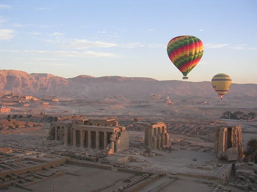 The view from the balloon The view from the balloon