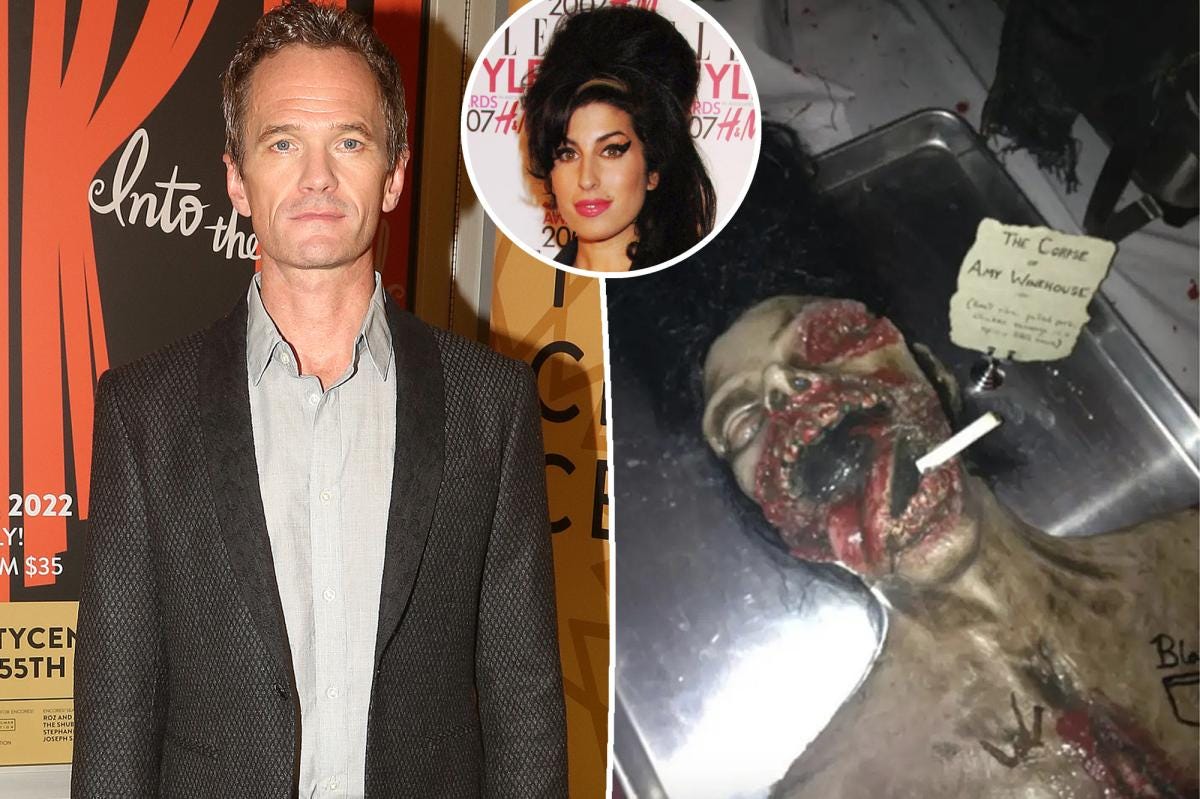 Neil Patrick Harris se disculpa por la charcutería del cadáver de Amy  Winehouse - Inicio