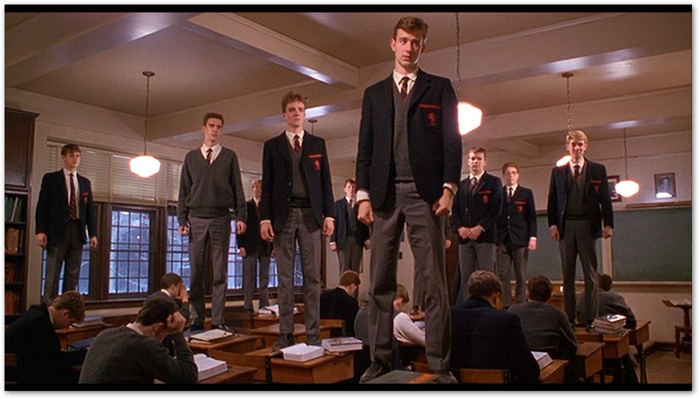 The ending of Dead Poets Society still pisses me off… | by Ben Walter |  Medium