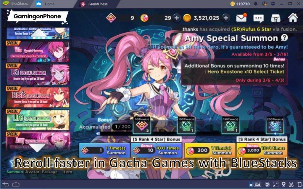 Reroll in Gacha Games Reroll in Gacha Games