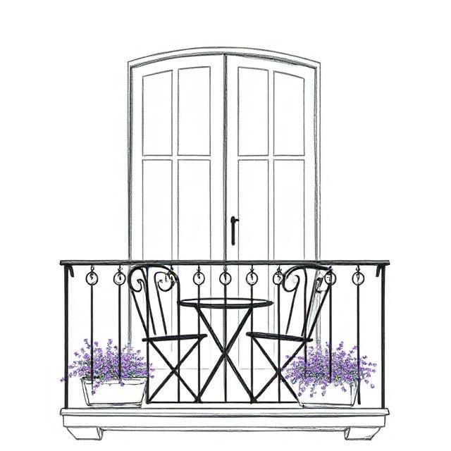 On My Terrace in Paris